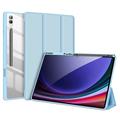 Étui à Rabat Samsung Galaxy Tab S10 Ultra Tri-Fold Intelligente Dux Ducis Toby - Azur Clair