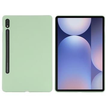 Coque Samsung Galaxy Tab S10 Ultra en Silicone Liquide - Verte