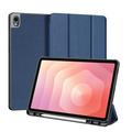 Étui à Rabat Samsung Galaxy Tab S11 Smart Tri-Fold Dux Ducis Domo - Bleu