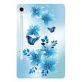 Coque Samsung Galaxy Tab S11 en TPU Stylish Ultra Fin - Papillon Bleu