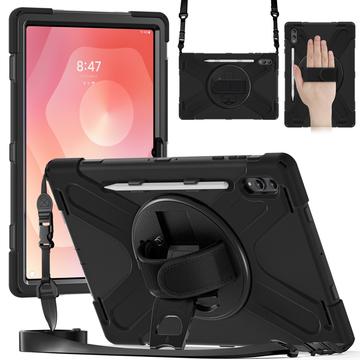 Étui Samsung Galaxy Tab S11 Ultra avec Sangle Heavy Duty 360 - Noir