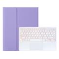 Étui clavier Bluetooth Samsung Galaxy Tab S11 Ultra avec pavé tactile - Lila