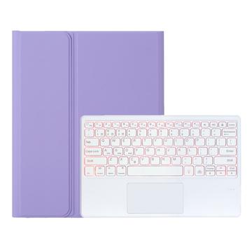 Étui clavier Bluetooth Samsung Galaxy Tab S11 Ultra avec pavé tactile - Lila