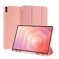 Étui à Rabat Samsung Galaxy Tab S11 Ultra Smart Tri-Fold Dux Ducis Domo - Rose