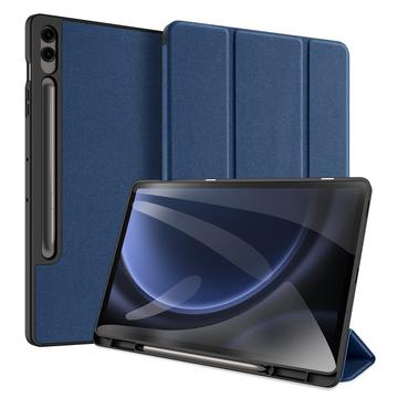 Étui à Rabat Samsung Galaxy Tab S9 FE+ Smart Tri-Fold Dux Ducis Domo (Emballage ouvert - Excellent) - Bleu