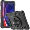 Étui hybride Tech-Protect Solid360 Samsung Galaxy Tab S9/S9 FE/S10 FE/S10 Lite avec courroie - Noir