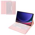 Étui Samsung Galaxy Tab S9+ avec Clavier Bluetooth (Emballage ouvert - Excellent) - Rose