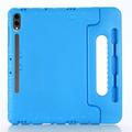 Coque Samsung Galaxy Tab S9+/S9 FE+ Antichoc Portative Pour Enfants - Bleu