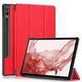 Étui à Rabat Smart Samsung Galaxy Tab S9+ - Série Tri-Fold - Rouge