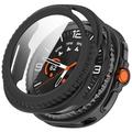 Coque Samsung Galaxy Watch8 Classic en Plastique avec Protecteur d'Écran - 46mm - Noire