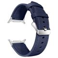 Bracelet en Cuir Samsung Galaxy Watch Ultra 2024/2025 avec Connecteurs - 47mm - Bleu
