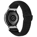 Bracelet de Montre Tricoté Samsung Galaxy Watch4/Watch4 Classic/Watch5/Watch6 - Noir