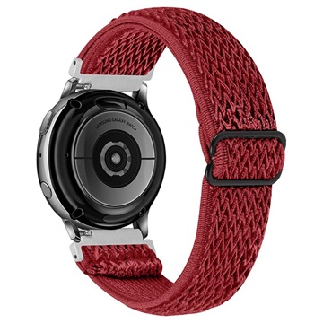 Bracelet de Montre Tricoté Samsung Galaxy Watch4/Watch4 Classic/Watch5/Watch6/Watch FE/Watch7 - Rouge