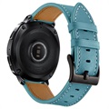 Bracelet en Cuir pour Samsung Galaxy Watch4/Watch4 Classic/Watch5/Watch6 - 20mm - Bleu