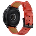 Bracelet en Cuir pour Samsung Galaxy Watch4/Watch4 Classic/Watch5/Watch6 - 20mm - Rouge