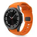 Bracelet en silicone Samsung Galaxy Watch4/5/5 Pro/6/7/FE Tech-Protect IconBand Line - Orange