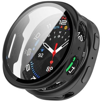 Coque Samsung Galaxy Watch8 en Plastique avec Protecteur d\'Écran - 40mm - Noire