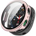 Coque Samsung Galaxy Watch8 en Plastique avec Protecteur d'Écran - 40mm - Rose