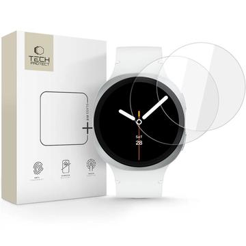 Protecteur d\'écran en verre trempé Samsung Galaxy Watch8 Tech-Protect Glass Fit+ - 40mm - 2 Pcs. - Clair