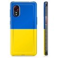 Coque Samsung Galaxy Xcover 5 en TPU Drapeau Ukraine - Jaune et bleu clair