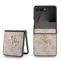 Coque Hybride Samsung Galaxy Z Flip7 Guess 4G Big Metal Logo