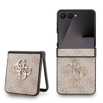 Coque Hybride Samsung Galaxy Z Flip7 Guess 4G Big Metal Logo
