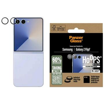 Protection de l\'objectif de l\'appareil photo Samsung Galaxy Z Flip7 PanzerGlass Hoops - Transparente