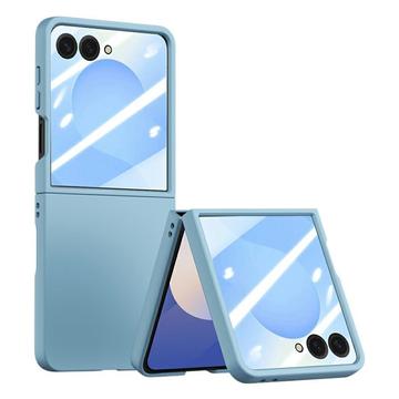 Coque Samsung Galaxy Z Flip7 en plastique avec protecteur d\'écran extérieur en verre trempé