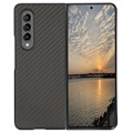 Coque Hybride pour Samsung Galaxy Z Fold3 5G - Fibre de Carbone - Noire