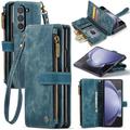 Étui Portefeuille Samsung Galaxy Z Fold6 Multifonctionnel Caseme C30 - Bleu