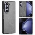 Coque Samsung Galaxy Z Fold6 en Plastique avec Revêtement - Gris