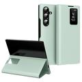 Étui à rabat Samsung Galaxy Z Fold7 Smart Clear View avec fente pour carte