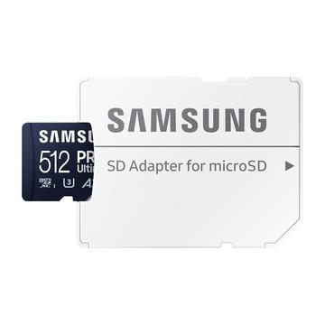 Carte mémoire Samsung Pro Ultimate MicroSDXC avec adaptateur SD MB-MY512SA/WW - 512 Go