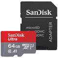 Carte Mémoire MicroSDXC SanDisk SDSQUAR-064G-GN6MA Ultra UHS-I - 64Go