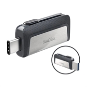 Clé USB Type-C SanDisk Ultra Dual Drive SDDDC2-128G-G46