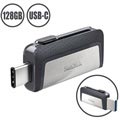 Clé USB Type-C SanDisk Ultra Dual Drive SDDDC2-128G-G46