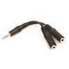 Adaptateur USB-C vers mini jack 3.5mm Acefast C1-07 18cm (noir) 