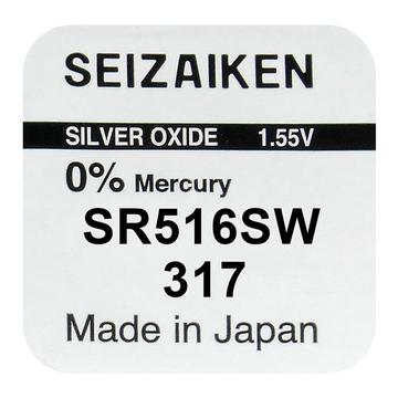 Seizaiken 317 SR516SW Batterie à l\'oxyde d\'argent - 1.55V