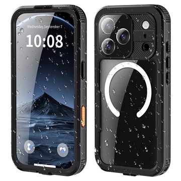 Coque étanche iPhone 17 Pro Shellbox M Series IP68 - Housse de plongée avec compatibilité MagSafe - Noire