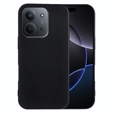 Coque Xiaomi Redmi 15C 4G en silicone antichoc - Noire