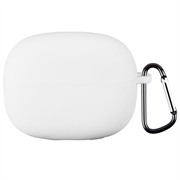 Étui Xiaomi Redmi Buds 8 Pro en Silicone avec Mousqueton - Blanc