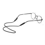 Sangle de maintien des lunettes en silicone - Noir
