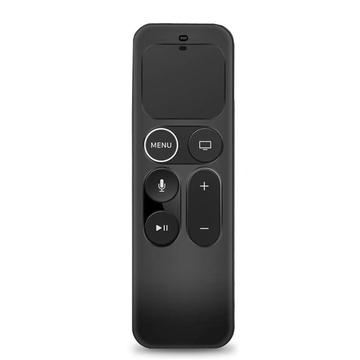 Couvercle de protection en silicone pour Apple TV 4K 4th/5th Gen Remote - Noir