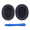 Oreillettes de remplacement en silicone pour le casque Sony WH-1000XM5 avec cornemuse - Noir