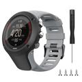Bracelet en silicone pour Suunto Ambit3 Peak/Sport/Vertical - Gris