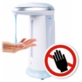 Distributeur de Savon Infrarouge Soap Magic - 400ml - Blanc / Bleu