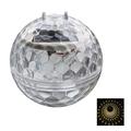 Lampe solaire flottante en forme de globe pour piscine, à lumière jaune chaude - IP65, 11cm
