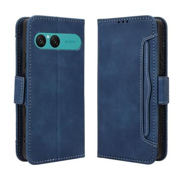 Étui portefeuille Sony Xperia 10 VII Porte-Cartes - Bleu