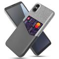Coque Sony Xperia 10 VII avec Porte-Cartes KSQ - Grise