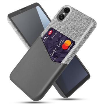 Coque Sony Xperia 10 VII avec Porte-Cartes KSQ - Grise